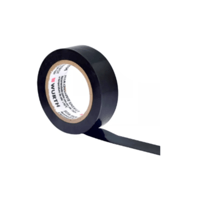 Huincha aisladora negro 19mmx5m Wurth (cinta aislante)