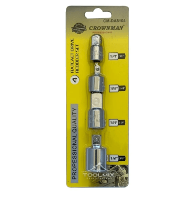 Juego de adaptadores para dados 4 pzas Crownman