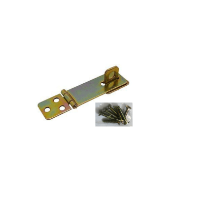 Aldaba portacandado 1'' con tornillos