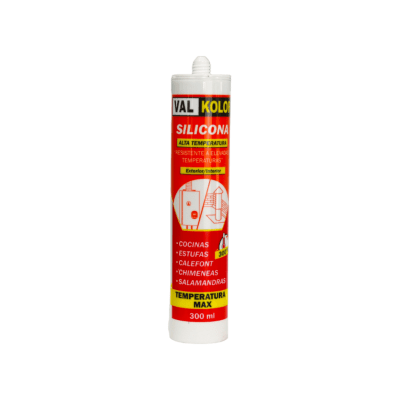Silicona alta temperatura exterior/interior 300ml Val Kolor