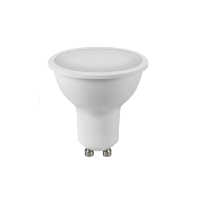 Ampolleta dicroica led GU10 5.5W 3000K luz calida Megabrigth