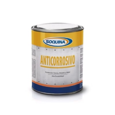 Anticorrosivo negro 1/4 gl. Soquina1