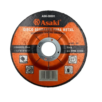 Disco de desbaste 4 1/2''x1/4''x7/8''
