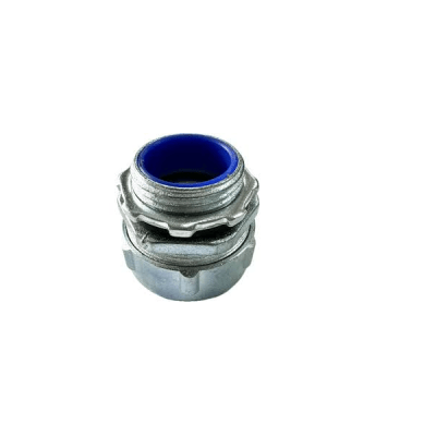 Conector recto 20mm para flexible metalico