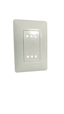 Tomacorriente doble puenteado 10A 250V Blanco Stanford