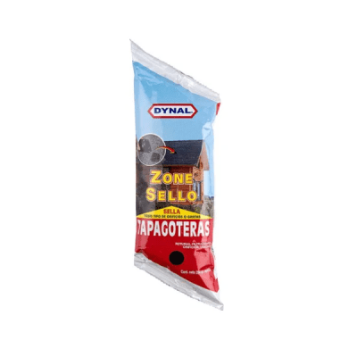 Tapagoteras asfáltica negra sachet 250 gr. Dynal