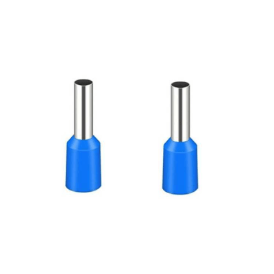 Terminal electrico ferrul 2.5mm2 azul 1 unidad