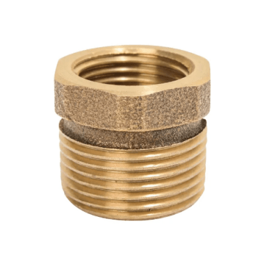 Bushing bronce 3/4'' HE x 1/2'' HI largo