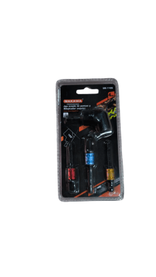 Juego de acople de puntas y adaptador angular Makawa