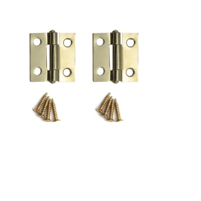 Bisagra 1x1'' dorado 2 pzas