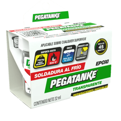 Pegamento epóxico transparente 44ml Pegatanke