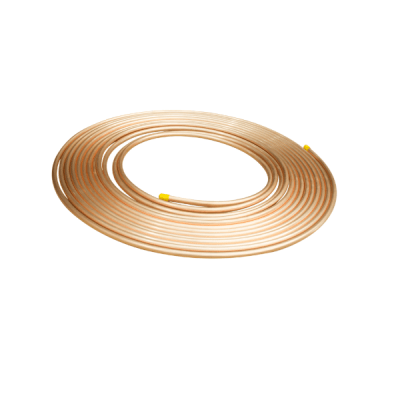 Cañería de cobre recocida 1/2'' espesor pared 0.64mm 1 metro1
