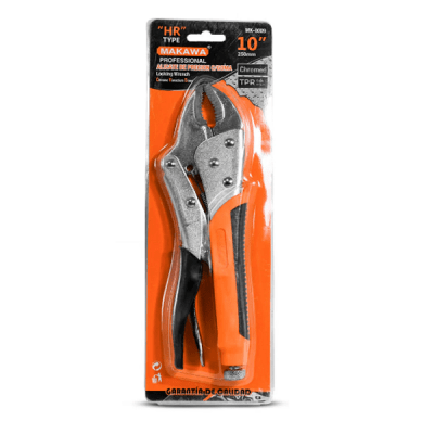 Alicate caiman 10'' boca curva Makawa1