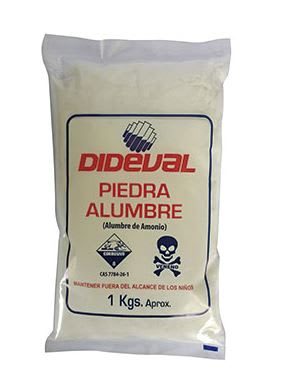 Piedra de alumbre 1Kg Dideval