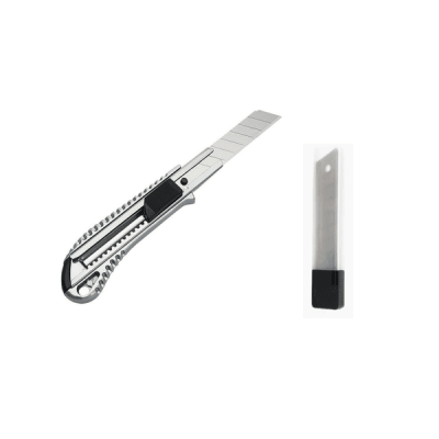 Cartonero aluminio 18x100mm 10 hojas Asaki