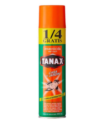 Insecticida Casa y Jardin 220cc+1/4 Tanax