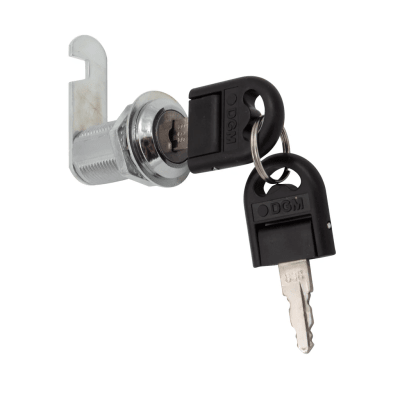 Cerradura de muebles D3-20 con llave cromada