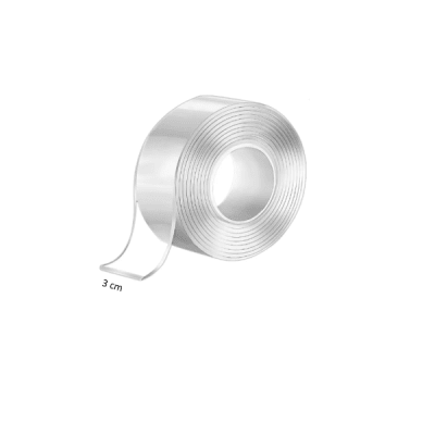 Cinta doble cara transparente 3cm x 3 metro
