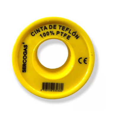 Cinta de teflon gas 1/2'' x 10m Sercogas