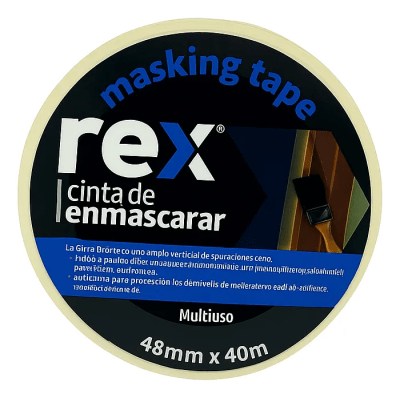 Cinta de enmascarar 48mm x 40 m REX