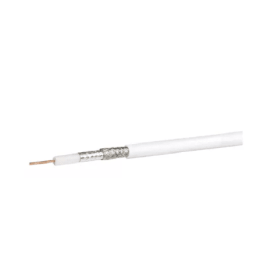 Cable coaxial Rg6 blanco 1 metro