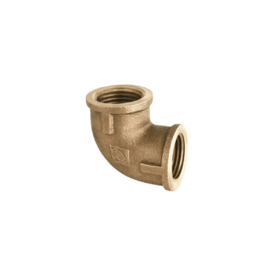 Codo terminal bronce 3/8'' HI-HI