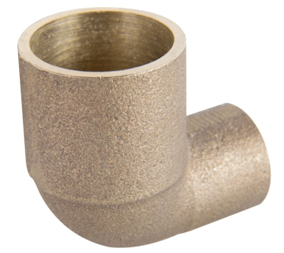 Codo bronce 3/4'' SO x 1/2'' SO1