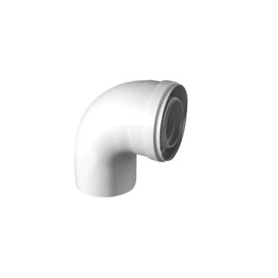 Codo coaxial duo-tec 60/100mm 87°