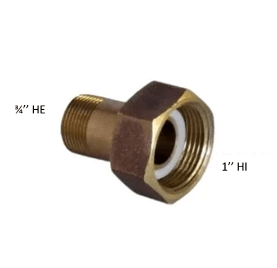 Cola medidor 1'' x 3/4'' HE con golilla 2 pzas1