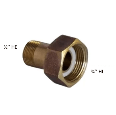 Cola medidor 3/4'' x 1/2'' HE con golilla 2 pzas1