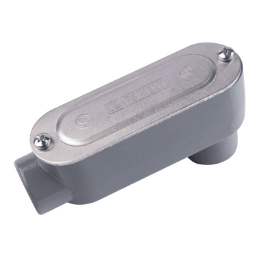 Condulet aluminio tipo LB Para 3/4