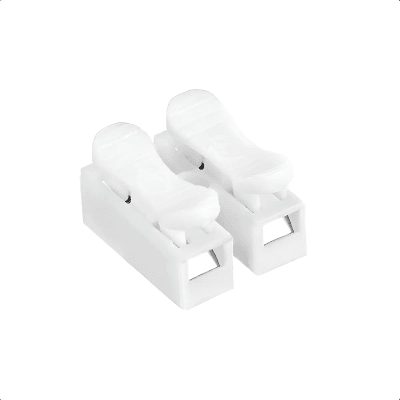 Conector rapido 1 cable blanco 1 pza