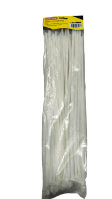 Amarra plastica 400x4.8mm crema 100 pzas1