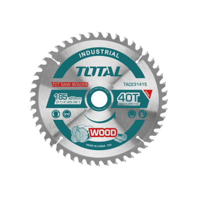 Disco de sierra 7 1/4'' (185mm) 40 dientes corte madera