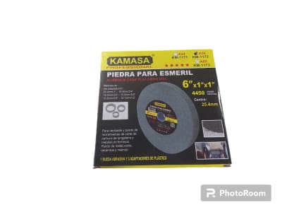 Piedra para esmeril banco 6''x1''x1'' A36