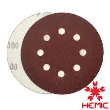 Pack 10 disco de lija velcron Ø125mm G-120 Hemic1