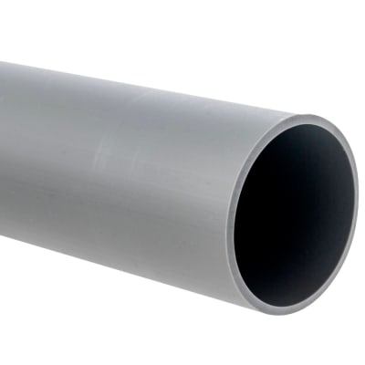 Tubo PVC sanitario 110mm gris x 6 metros