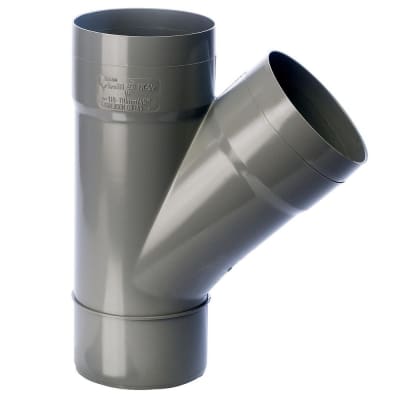 Vee PVC sanitario 110x110mm gris