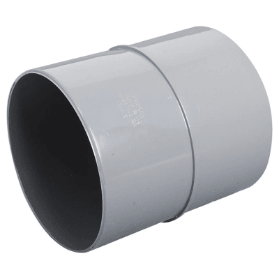 Copla PVC sanitario 110mm gris