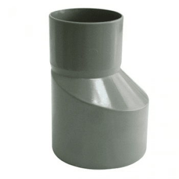 Reduccion PVC sanitario 50x40mm gris