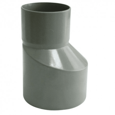 Reduccion PVC sanitario 110x50mm gris