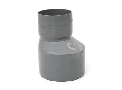 Reduccion PVC sanitario 110x75mm gris