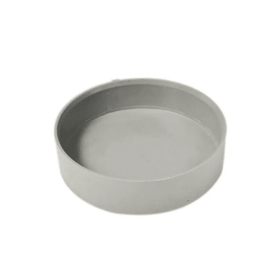 Tapa tubo PVC sanitario 75mm gris