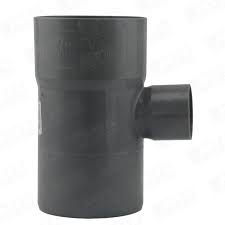 Tee PVC sanitario 110x50mm gris