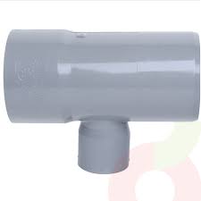 Tee PVC sanitario 110x75mm gris