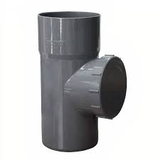 Tee registro PVC sanitario 110x110mm gris