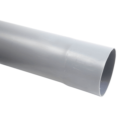 Tubo PVC sanitario 75mm gris 1 metro1