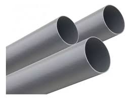 Tubo PVC sanitario 50mm gris 1 metro