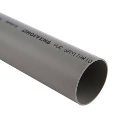 Tubo PVC sanitario 40mm gris 1 metro