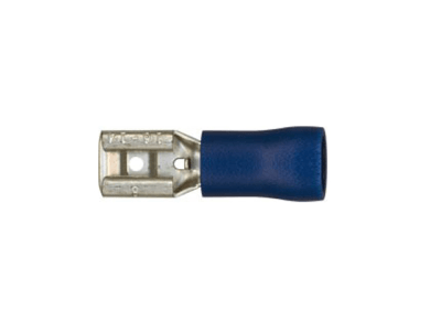 Terminal electrico hembra pino azul 1.5x2.5x0.8 x unidad